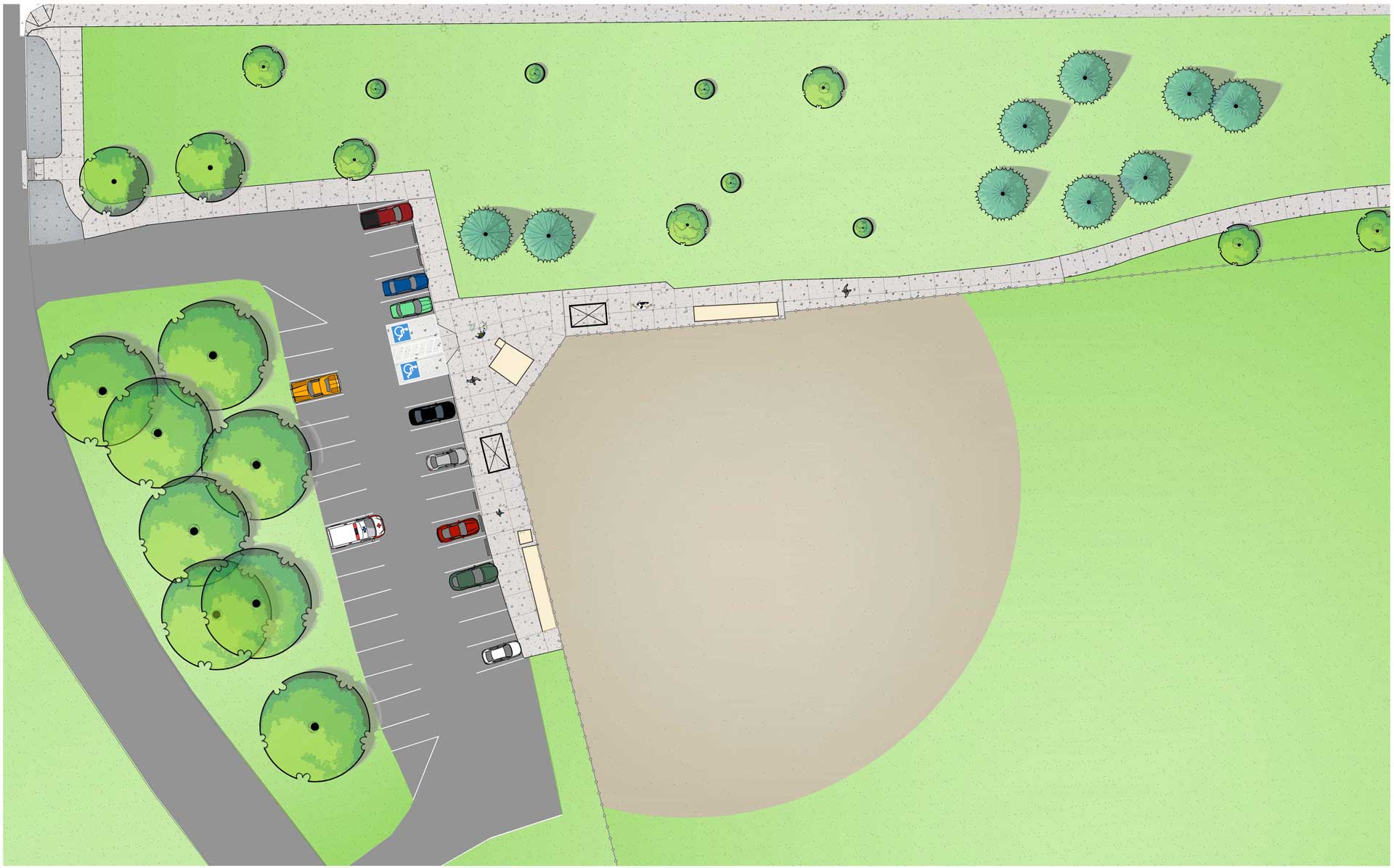 Garland Park Walk Replacement & ADA Updates Em Dub Design Denver